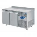 Paslanmaz Ticari Buzdolab / 2 Kapakl Endstriyel Mutfak Soutma Sistemleri  Tezgah Tipi Paslanmaz elik Dondurucu